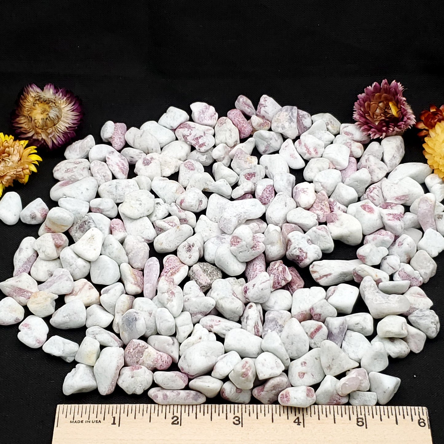 Rubellite (Pink Tourmaline) Tumbled Stones 1 LB - Funky Stuff