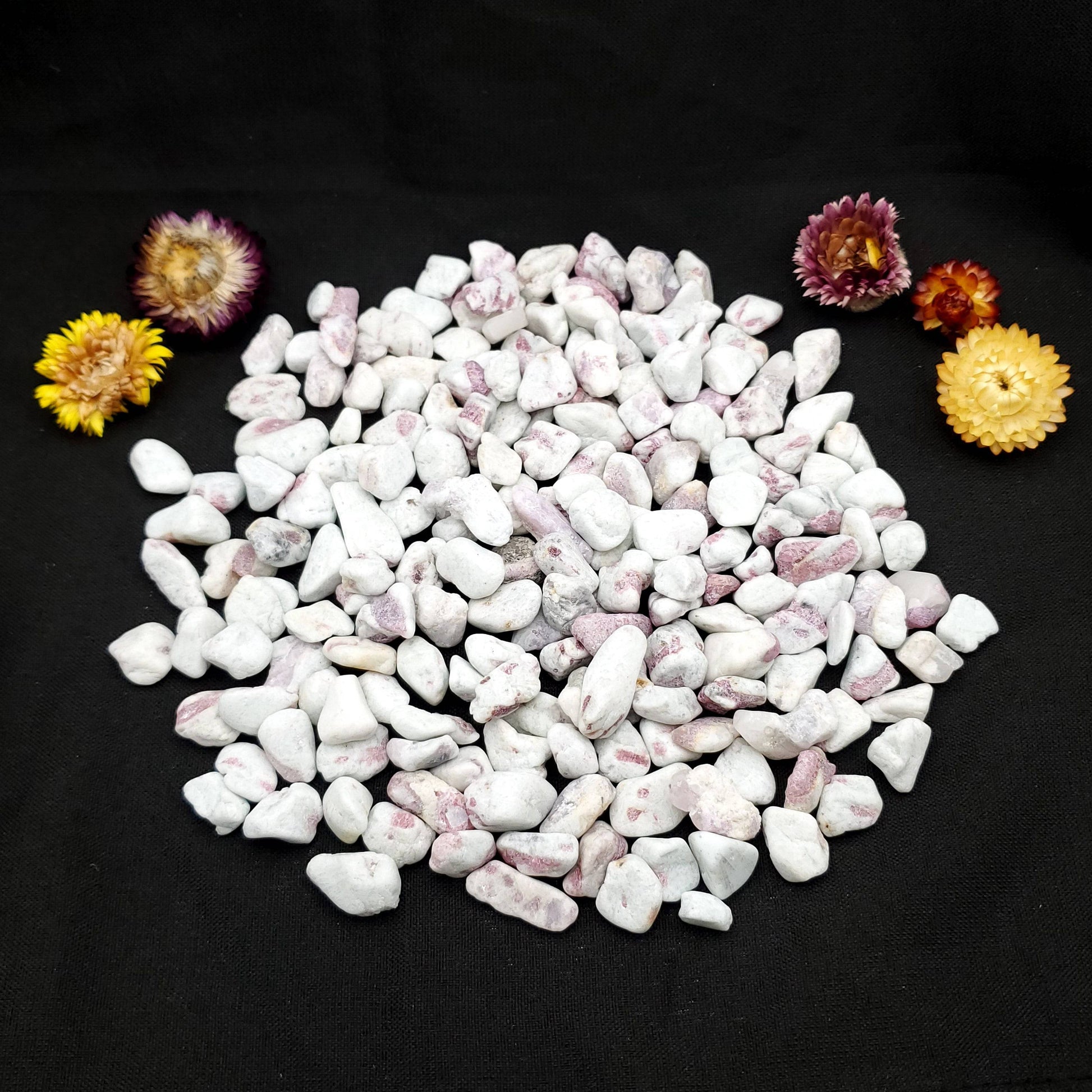 Rubellite (Pink Tourmaline) Tumbled Stones 1 LB - Funky Stuff